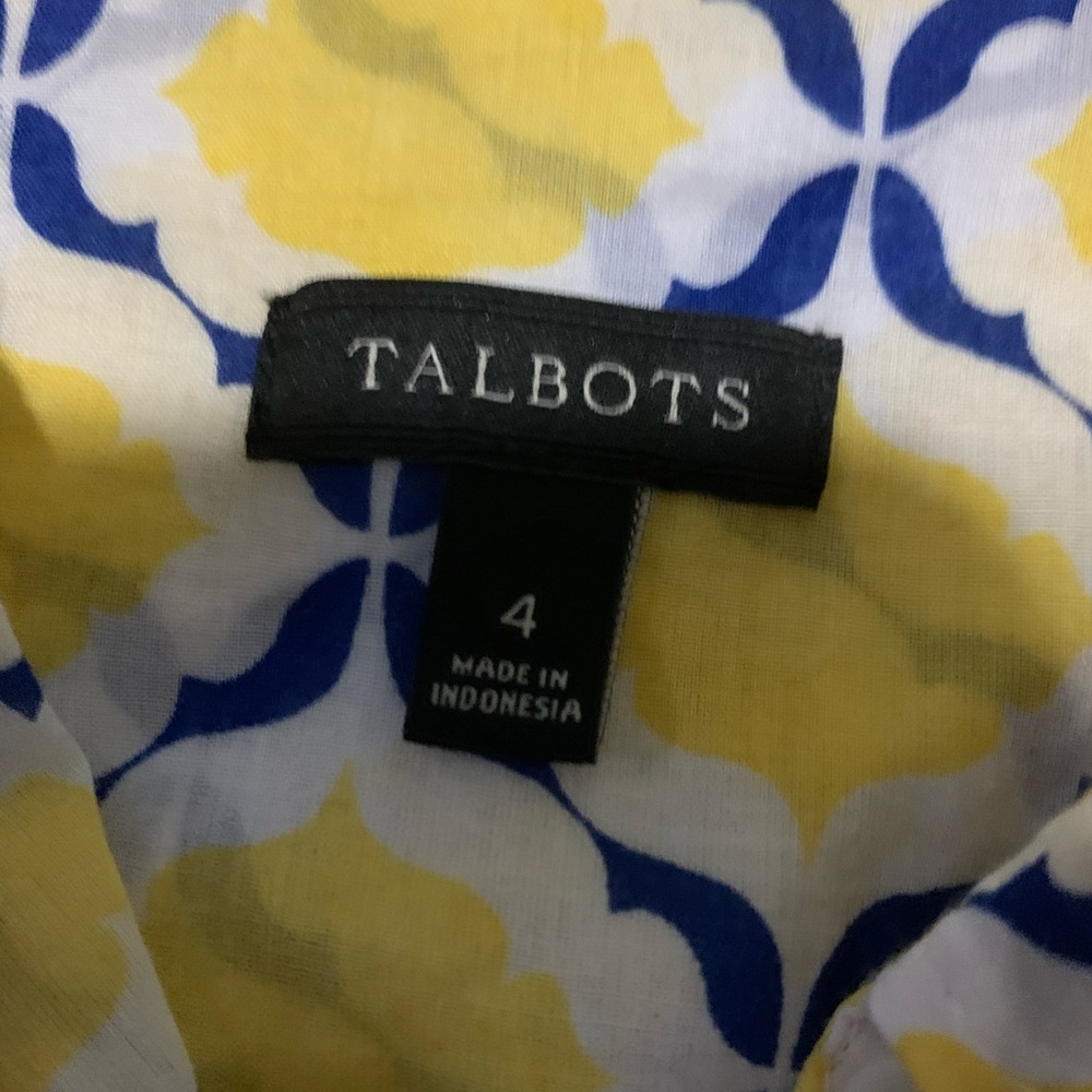 Talbots button up top - Picture 2 of 2